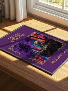 The Tale Of The Body Thief Classic Book Art Print by Anne Rice – print on a sunlit desk