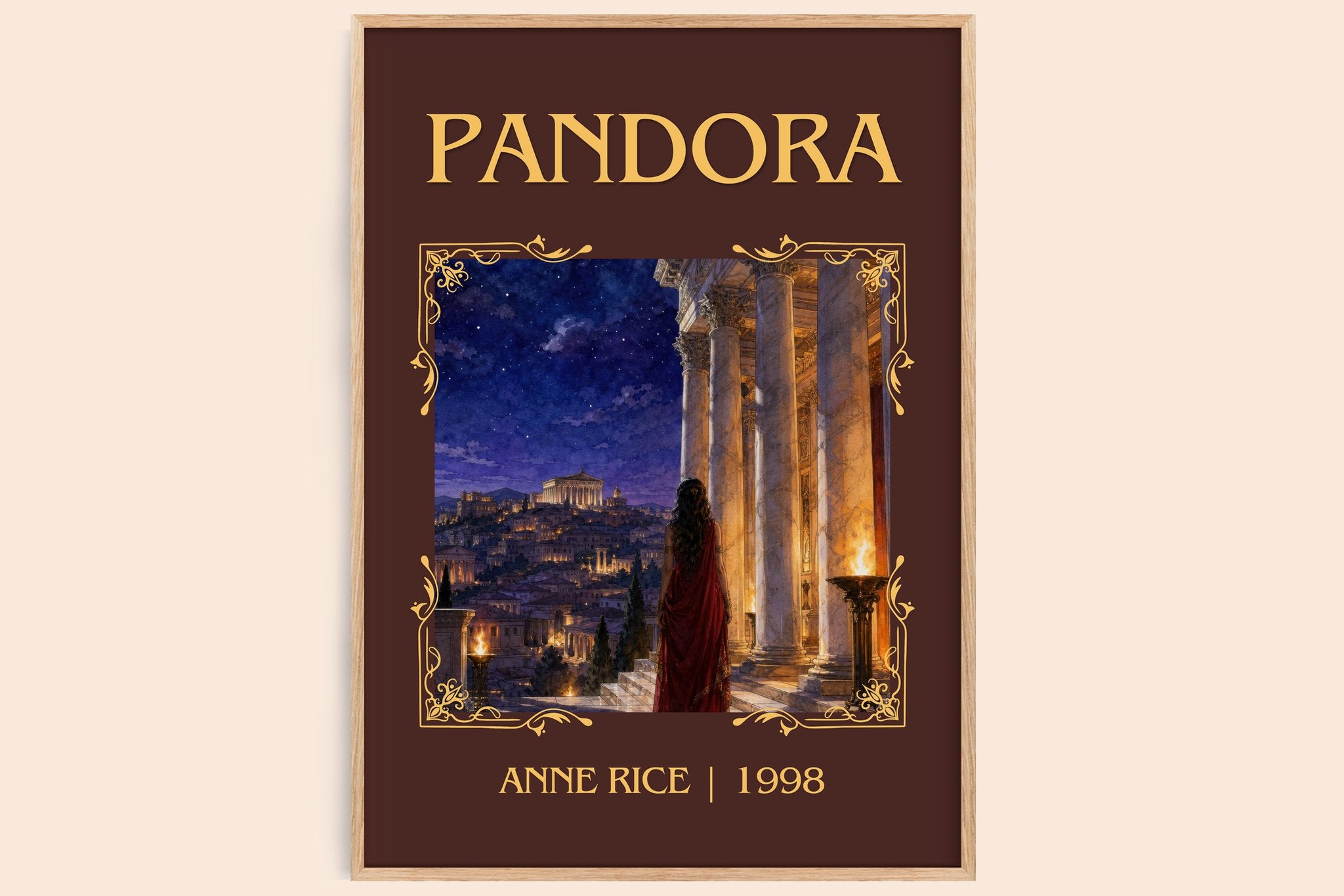 Pandora Classic Book Art Print by Anne Rice