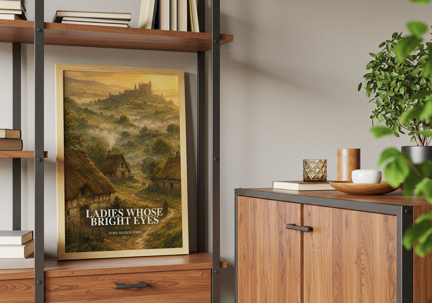 Ladies Whose Bright Eyes book watercolour illustration paper finish options – matte satin gloss