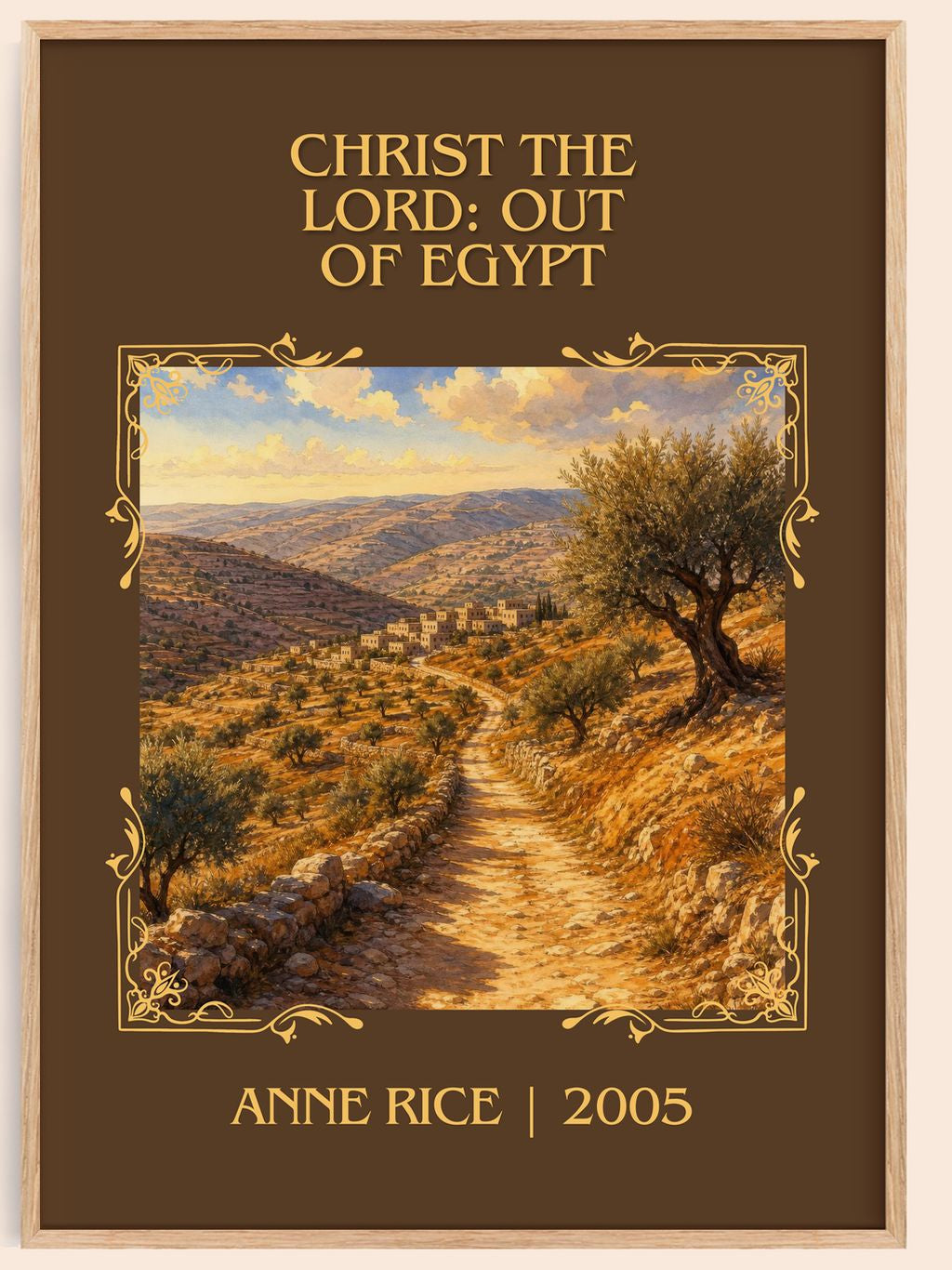 Christ The Lord: Out Of Egypt Classic Book Art Print by Anne Rice – book poster