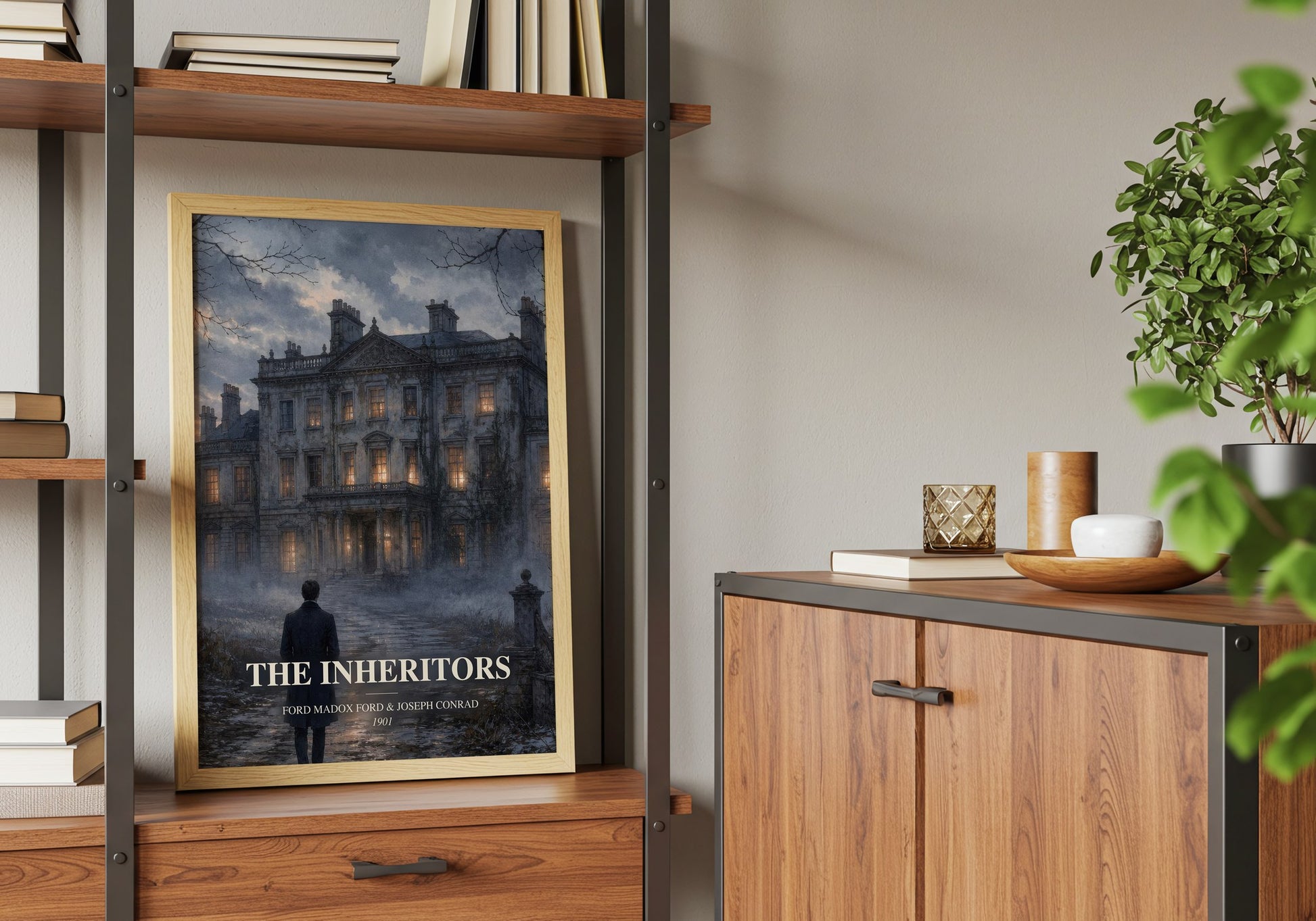 The Inheritors book watercolour illustration paper finish options – matte satin gloss