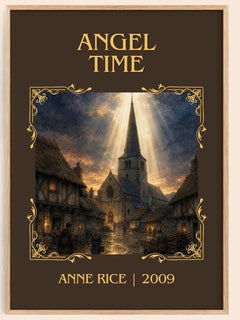 Angel Time Classic Book Art Print by Anne Rice – book poster