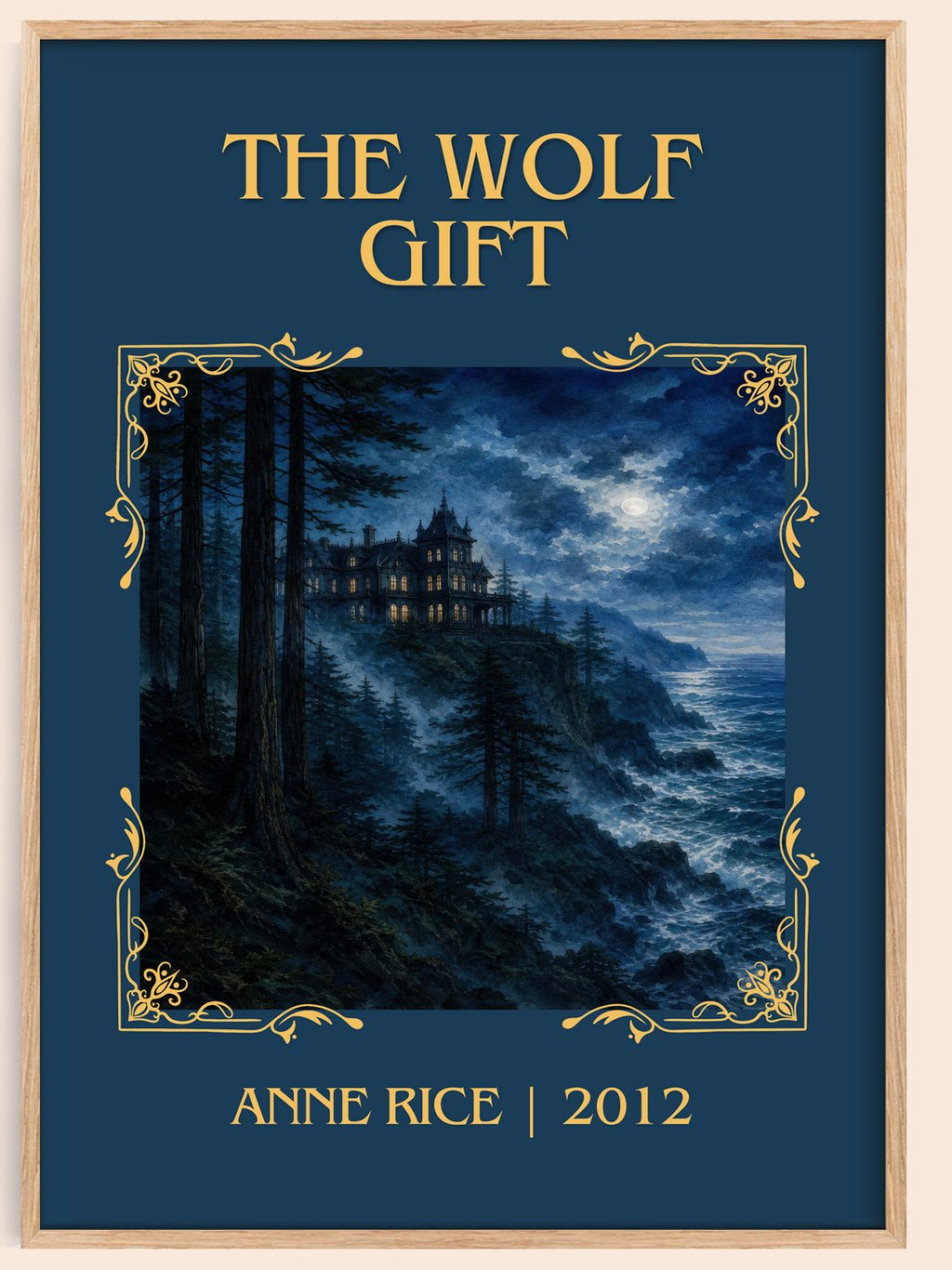 The Wolf Gift Classic Book Art Print by Anne Rice – book poster