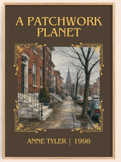 A Patchwork Planet Classic Book Art Print by Anne Tyler – book poster
