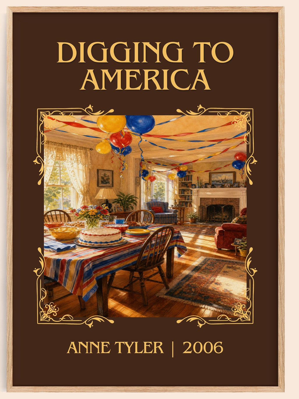 Digging To America Classic Book Art Print by Anne Tyler – book poster