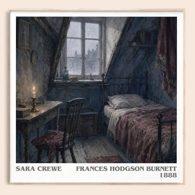 Sara Crewe Literary Art Print by Frances Hodgson Burnett