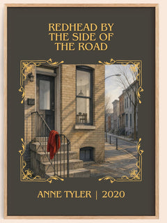 Redhead By The Side Of The Road Classic Book Art Print by Anne Tyler – book poster