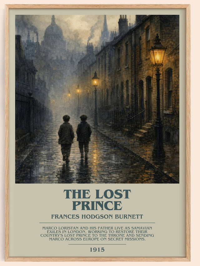 The Lost Prince Bookish Wall Art by Frances Hodgson Burnett
