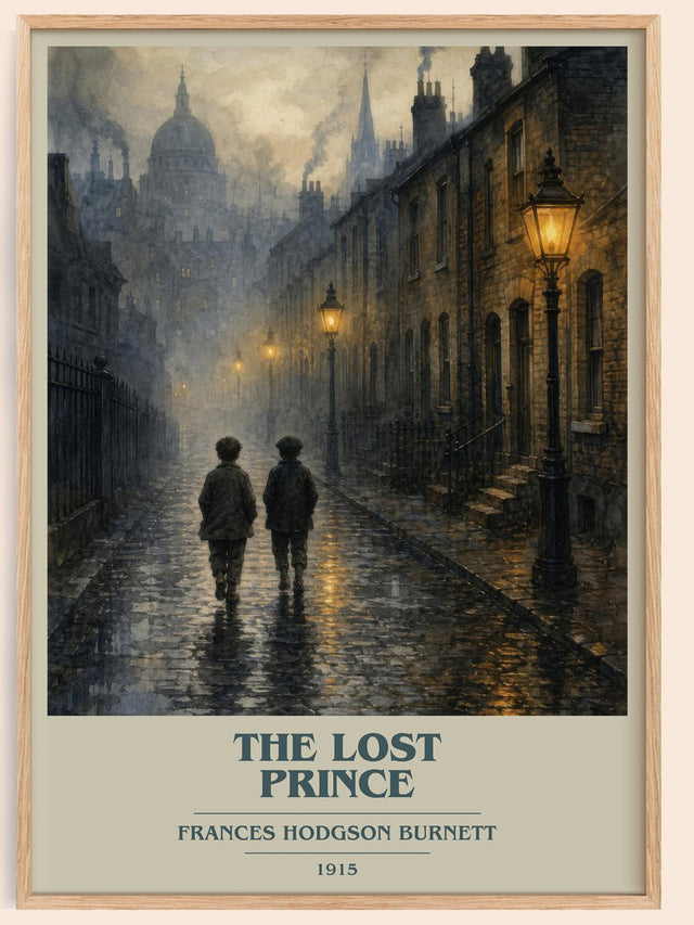 The Lost Prince Book Cover Poster by Frances Hodgson Burnett