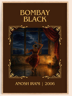 Bombay Black Classic Book Art Print by Anosh Irani – book poster