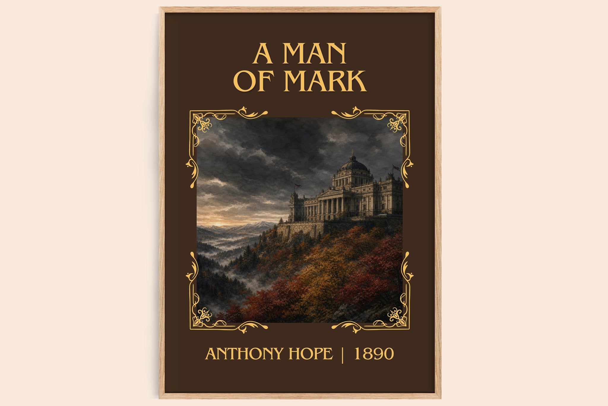 A Man Of Mark Classic Book Art Print by Anthony Hope
