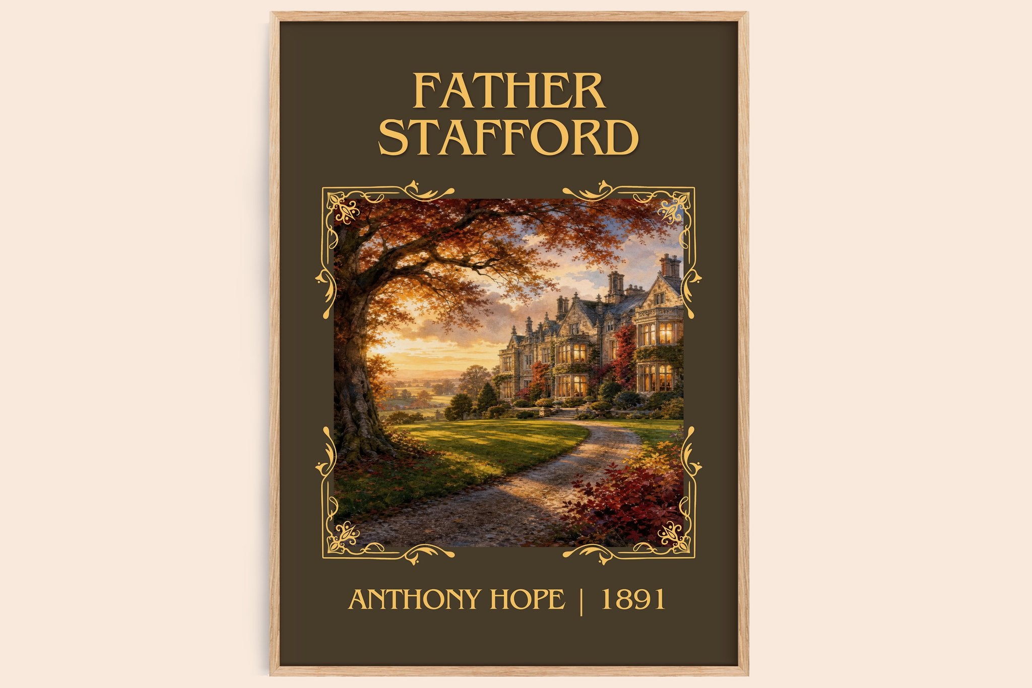 Father Stafford Classic Book Art Print by Anthony Hope