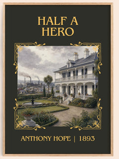 Half A Hero Classic Book Art Print by Anthony Hope – book poster