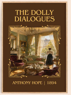 The Dolly Dialogues Classic Book Art Print by Anthony Hope – book poster