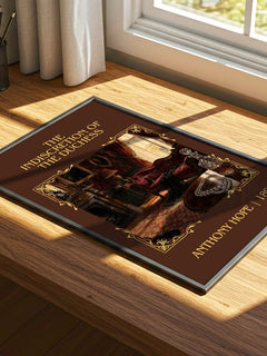 The Indiscretion Of The Duchess Classic Book Art Print by Anthony Hope – print on a sunlit desk
