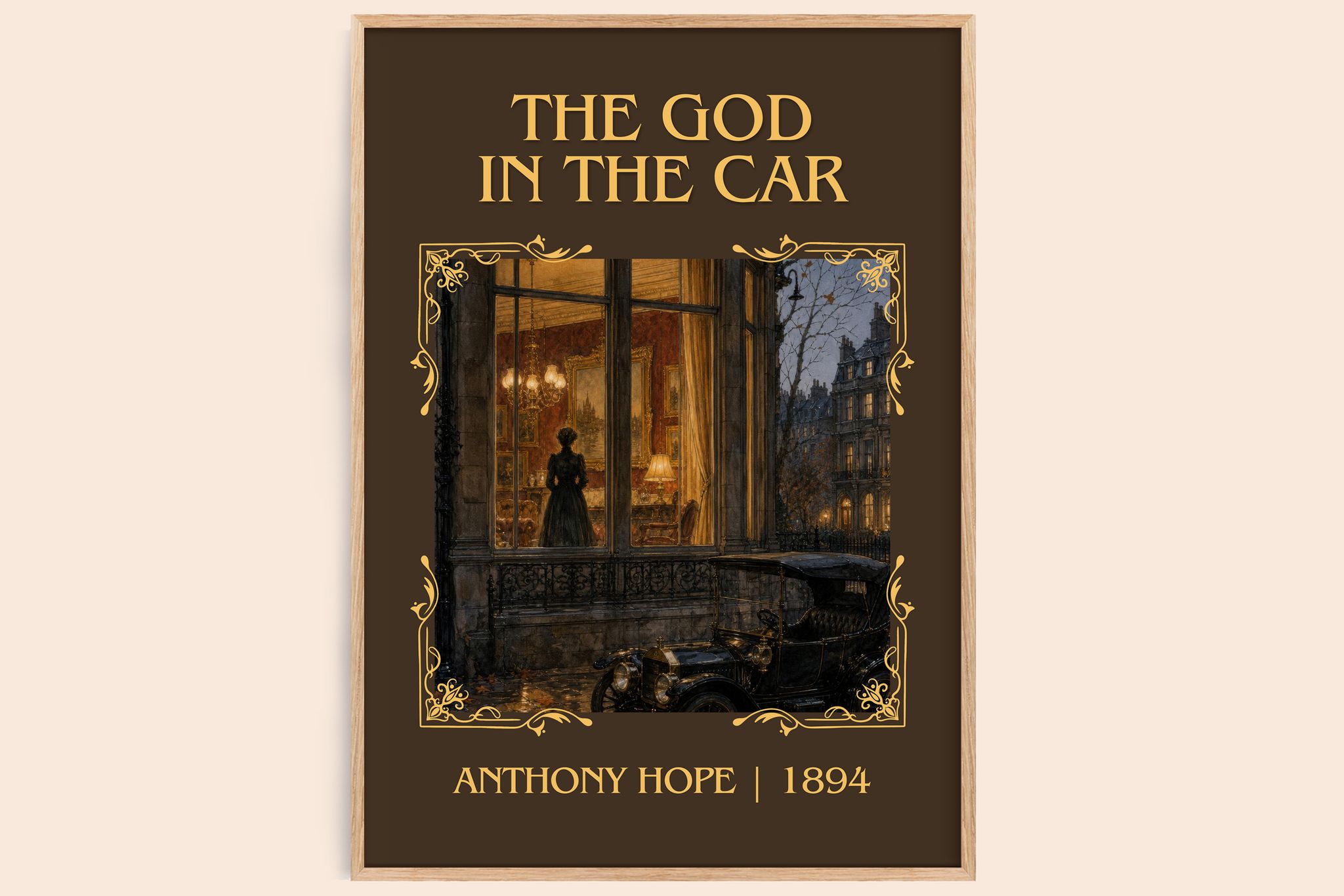 The God In The Car Classic Book Art Print by Anthony Hope