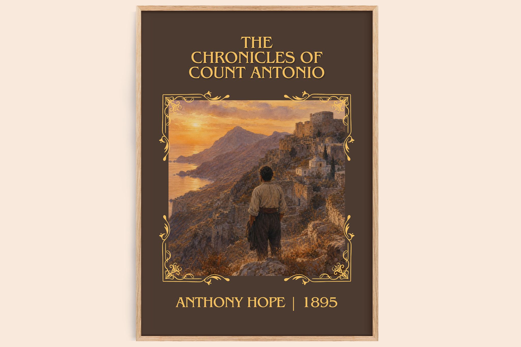 The Chronicles Of Count Antonio Classic Book Art Print by Anthony Hope