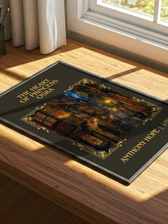 The Heart Of Princess Osra Classic Book Art Print by Anthony Hope – print on a sunlit desk