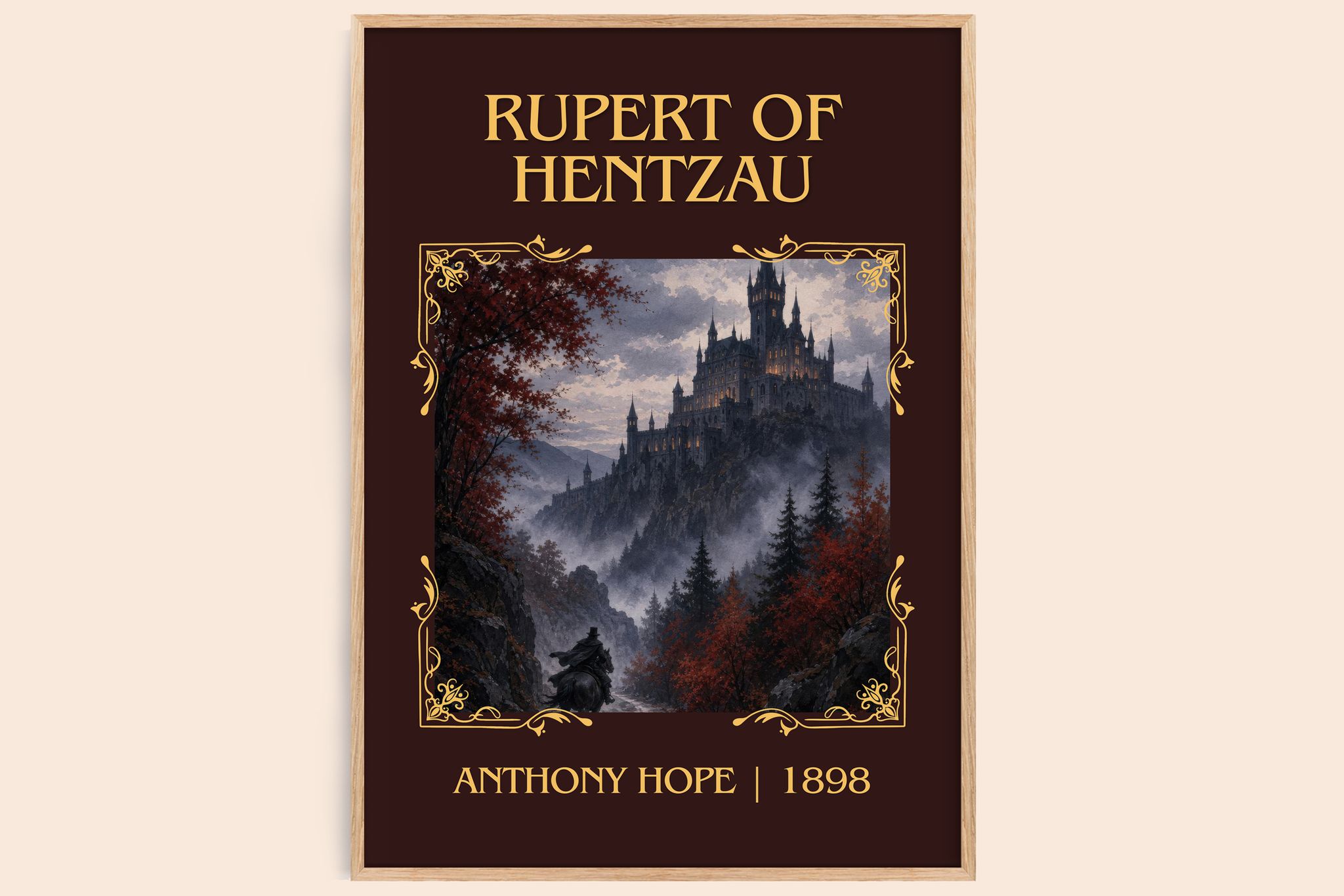 Rupert Of Hentzau Classic Book Art Print by Anthony Hope