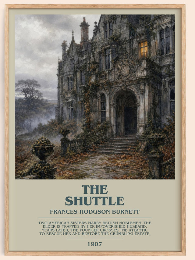 The Shuttle Bookish Wall Art by Frances Hodgson Burnett