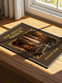 The King'S Mirror Classic Book Art Print by Anthony Hope – print on a sunlit desk