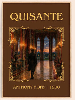Quisanté Classic Book Art Print by Anthony Hope – book poster