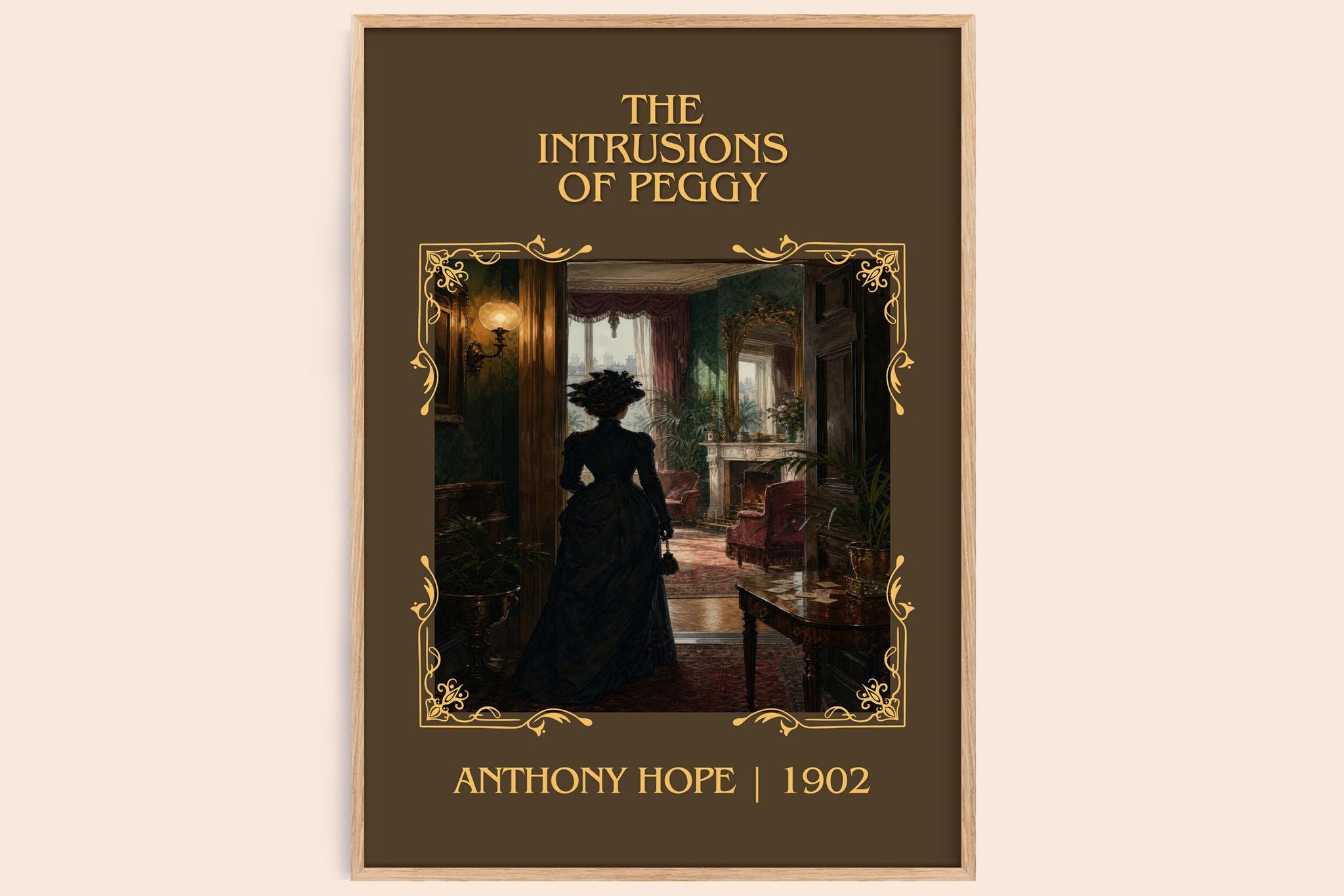 The Intrusions Of Peggy Classic Book Art Print by Anthony Hope