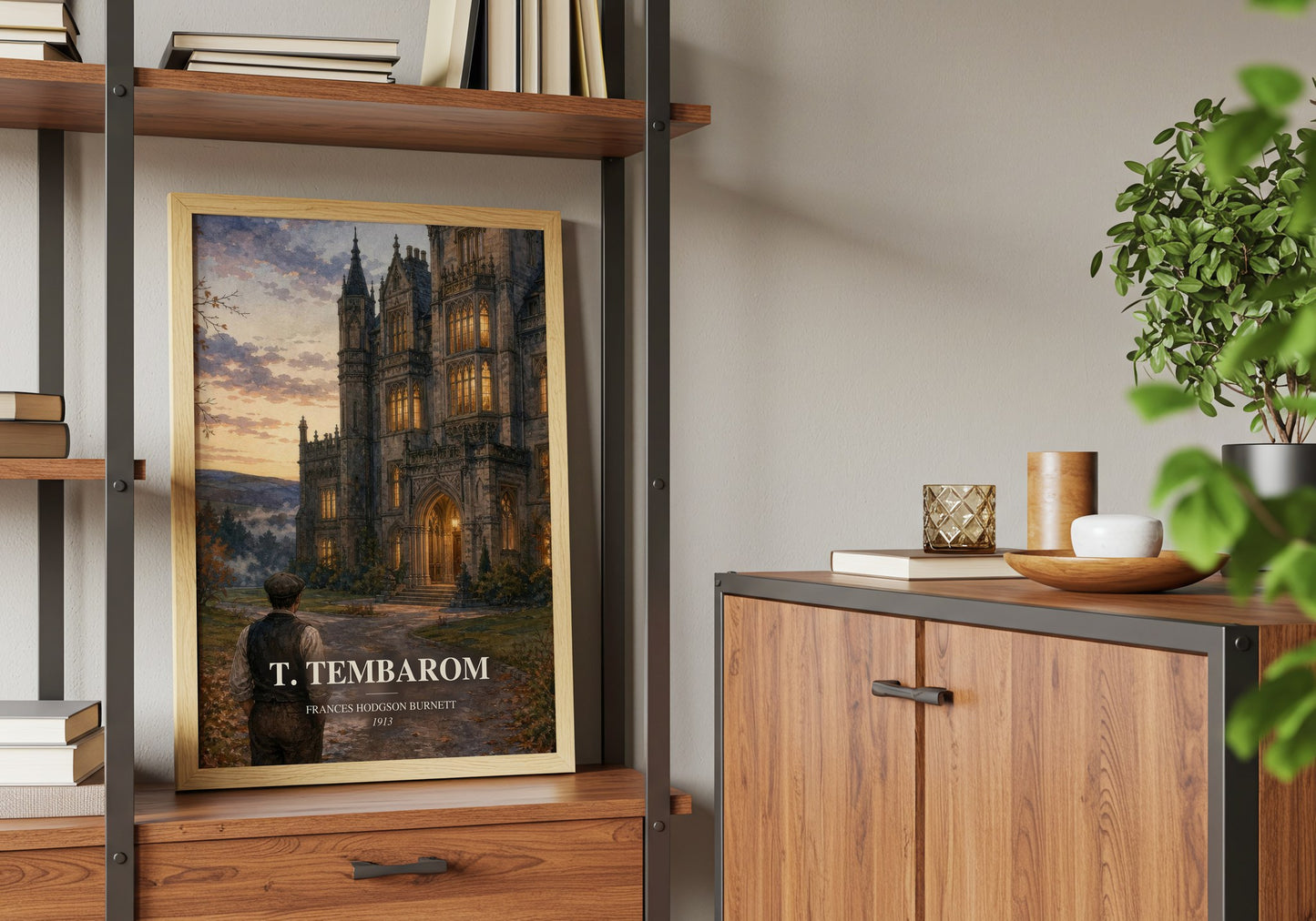 T. Tembarom book watercolour illustration paper finish options – matte satin gloss