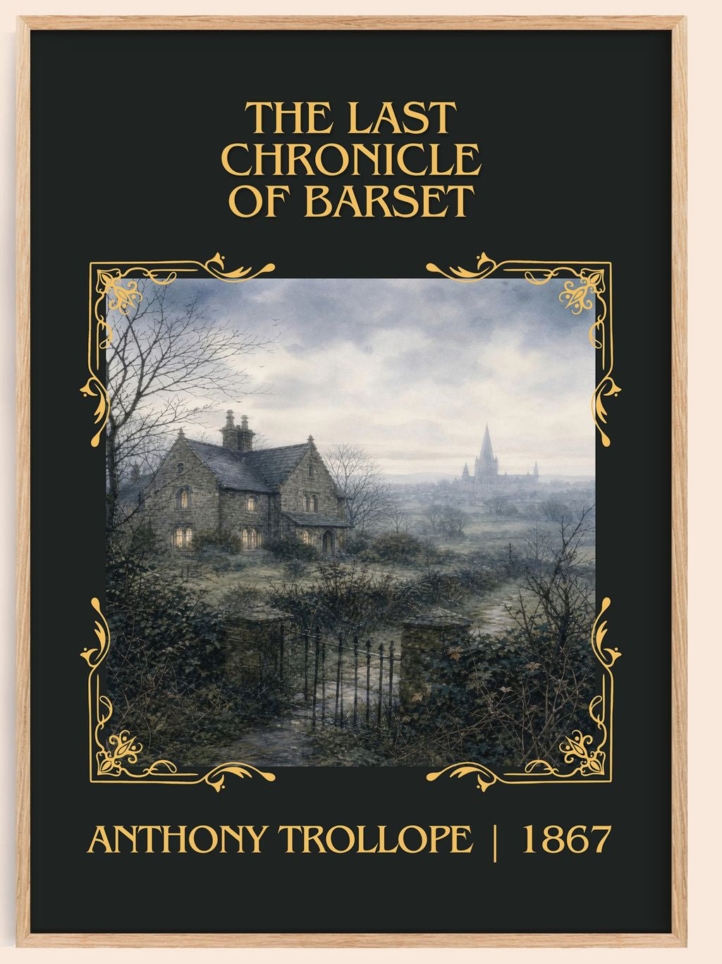 Last Chronicle Of Barset Classic Book Art Print by Anthony Trollope – book poster