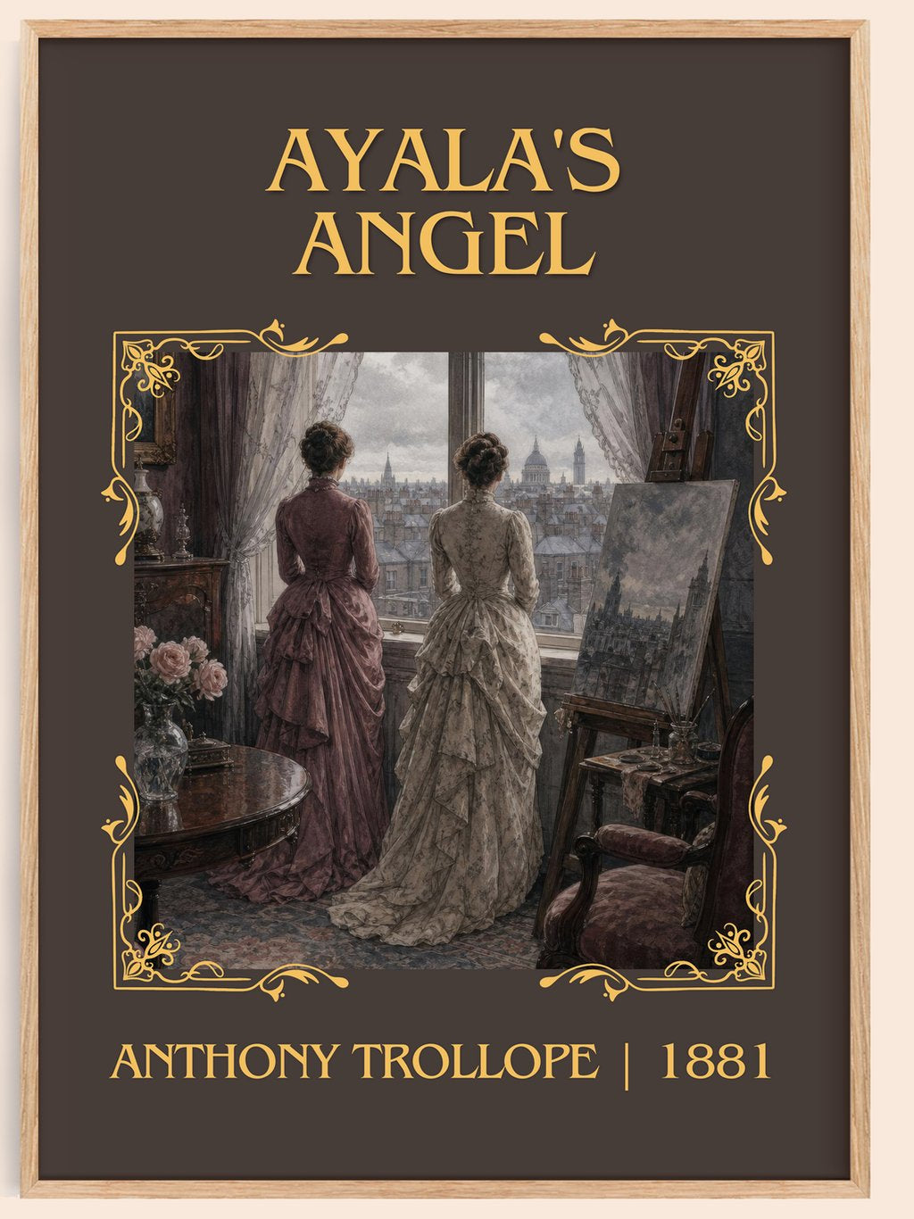 Ayala'S Angel Classic Book Art Print by Anthony Trollope – book poster