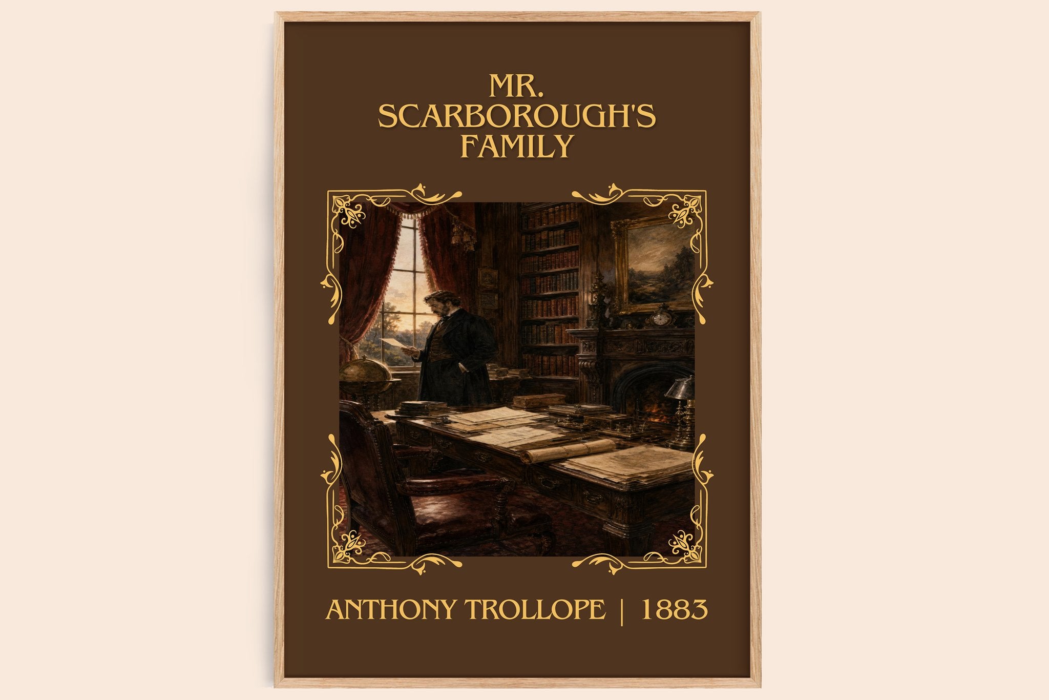 Mr. Scarborough's Family Classic Book Art Print by Anthony Trollope