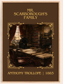 Mr. Scarborough'S Family Classic Book Art Print by Anthony Trollope – book poster