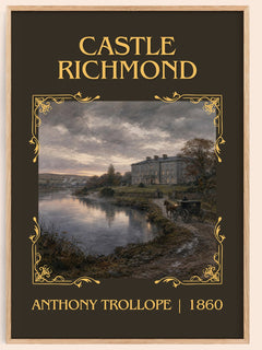Castle Richmond Classic Book Art Print by Anthony Trollope – book poster