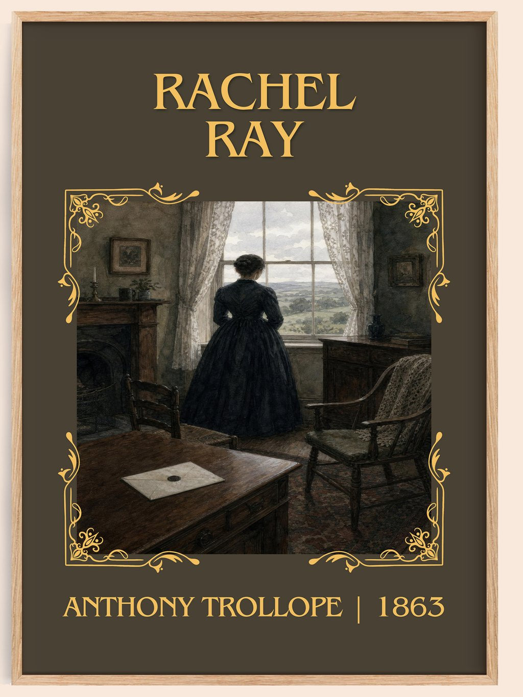Rachel Ray Classic Book Art Print by Anthony Trollope – book poster