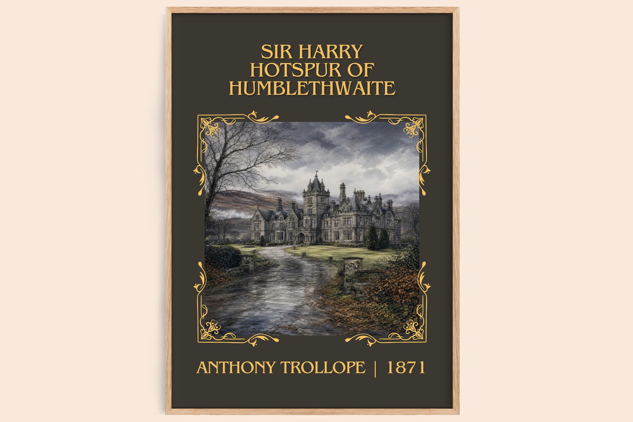 Sir Harry Hotspur Of Humblethwaite Classic Book Art Print by Anthony Trollope