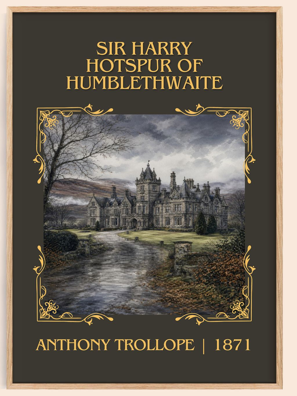Sir Harry Hotspur Of Humblethwaite Classic Book Art Print – book poster
