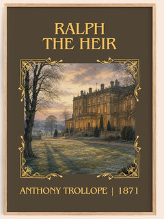 Ralph The Heir Classic Book Art Print by Anthony Trollope – book poster