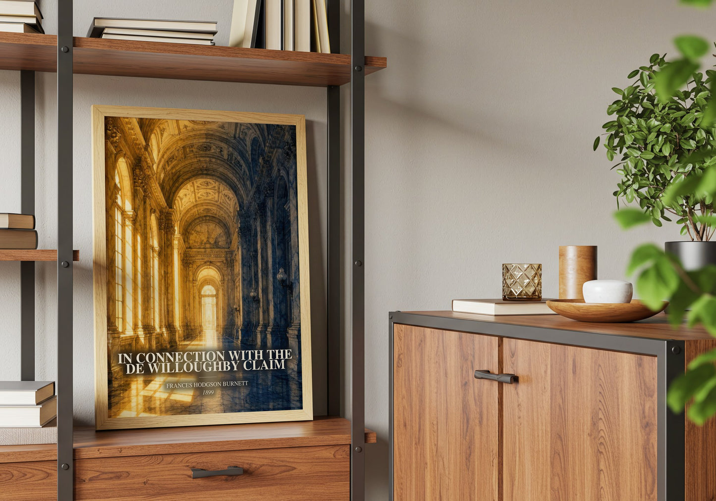 In Connection With The De Willoughby Claim book watercolour illustration paper finish options – matte satin gloss
