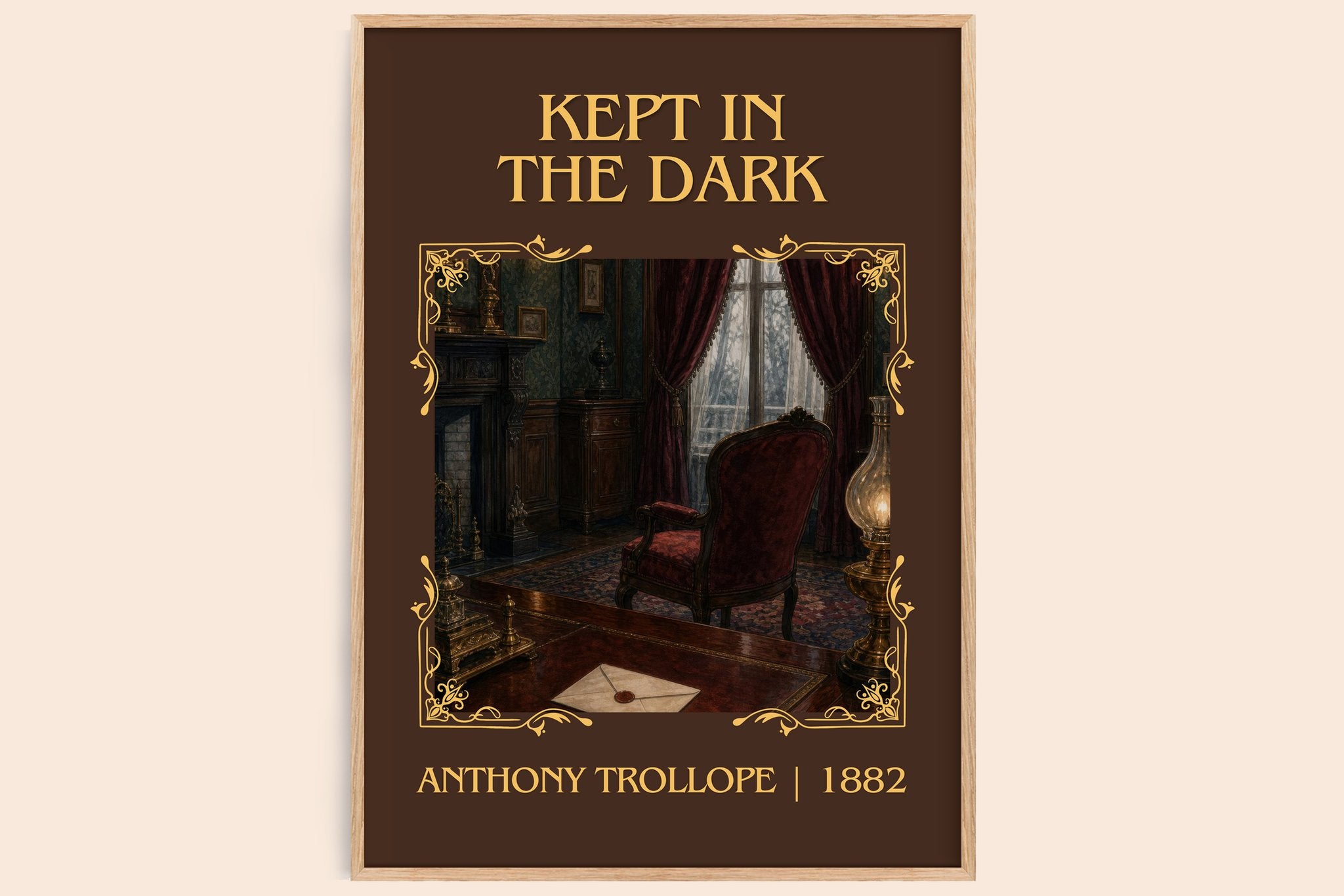 Kept In The Dark Classic Book Art Print by Anthony Trollope