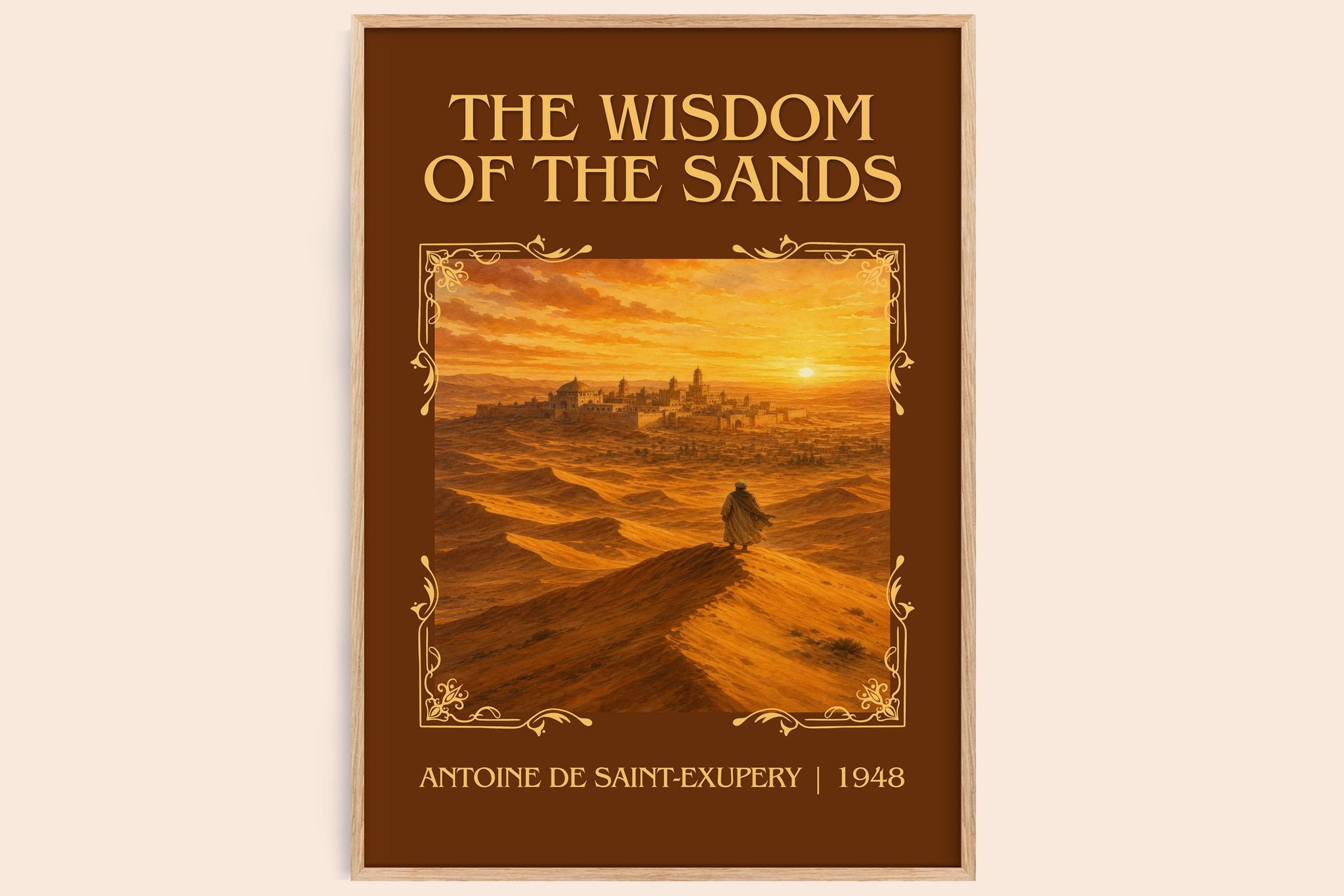 Wisdom Of The Sands Classic Book Art Print by Antoine De Saint-Exupery
