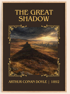 The Great Shadow Classic Book Art Print by Arthur Conan Doyle – book poster