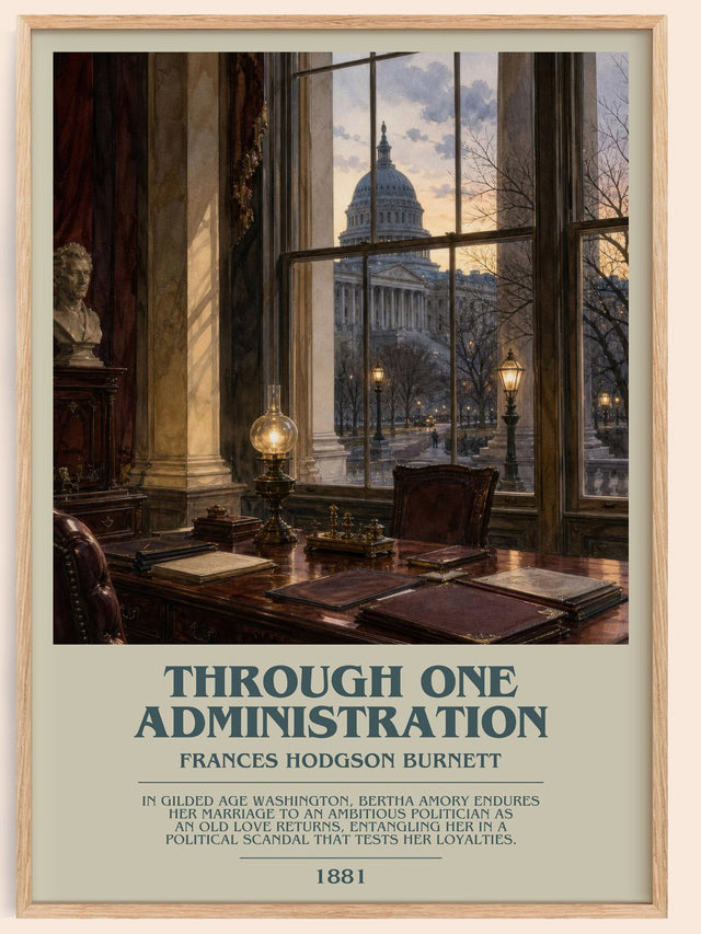 Through One Administration Bookish Wall Art by Frances Hodgson Burnett