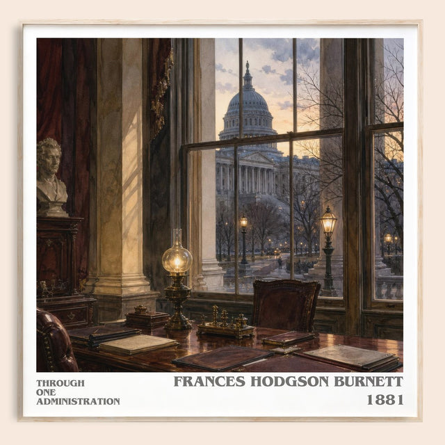 Through One Administration Literary Art Print by F. Burnett