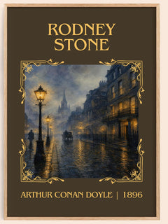 Rodney Stone Classic Book Art Print by Arthur Conan Doyle – book poster
