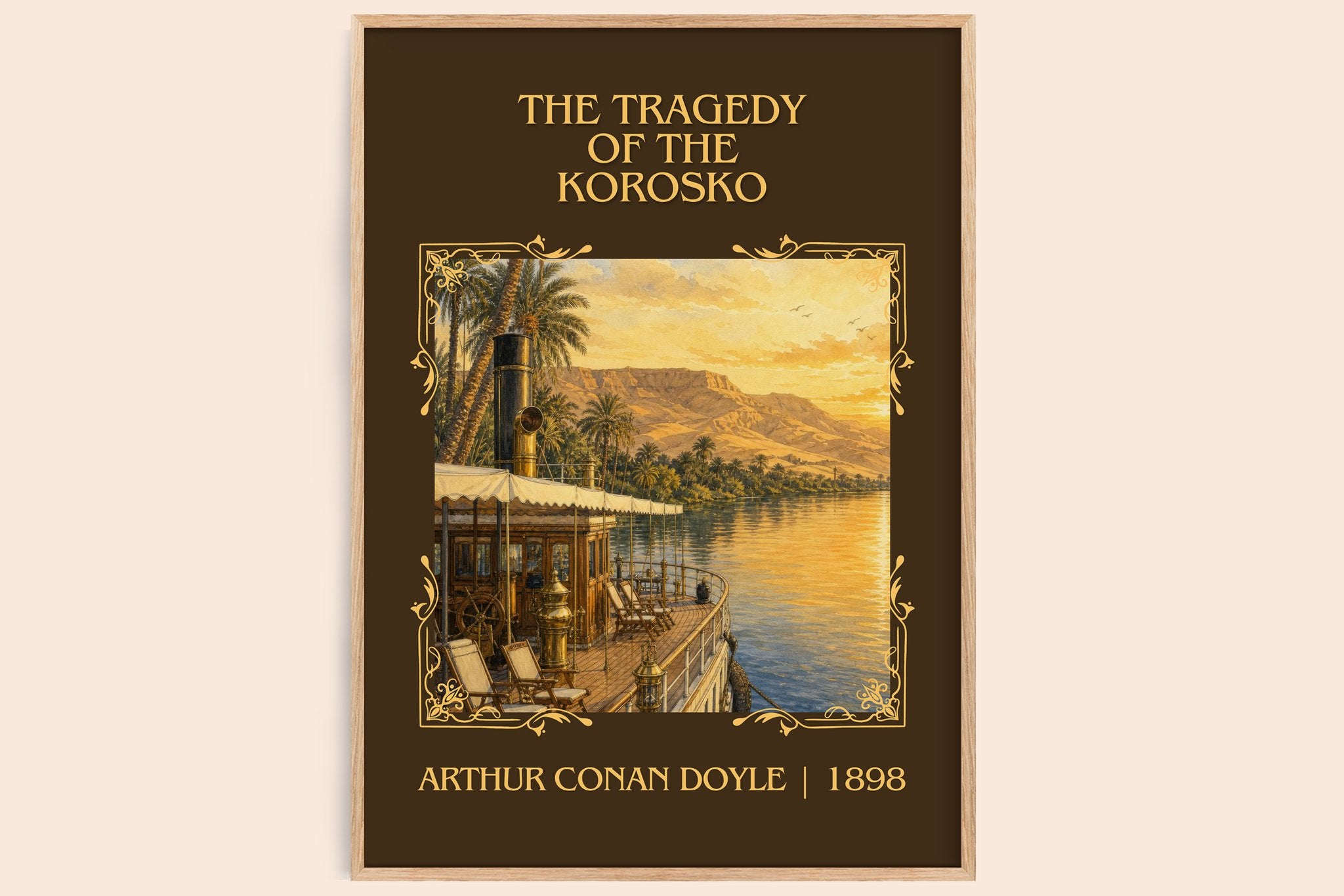 Tragedy Of The Korosko Classic Book Art Print by Arthur Conan Doyle