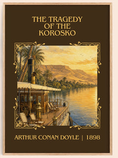 Tragedy Of The Korosko Classic Book Art Print by Arthur Conan Doyle – book poster