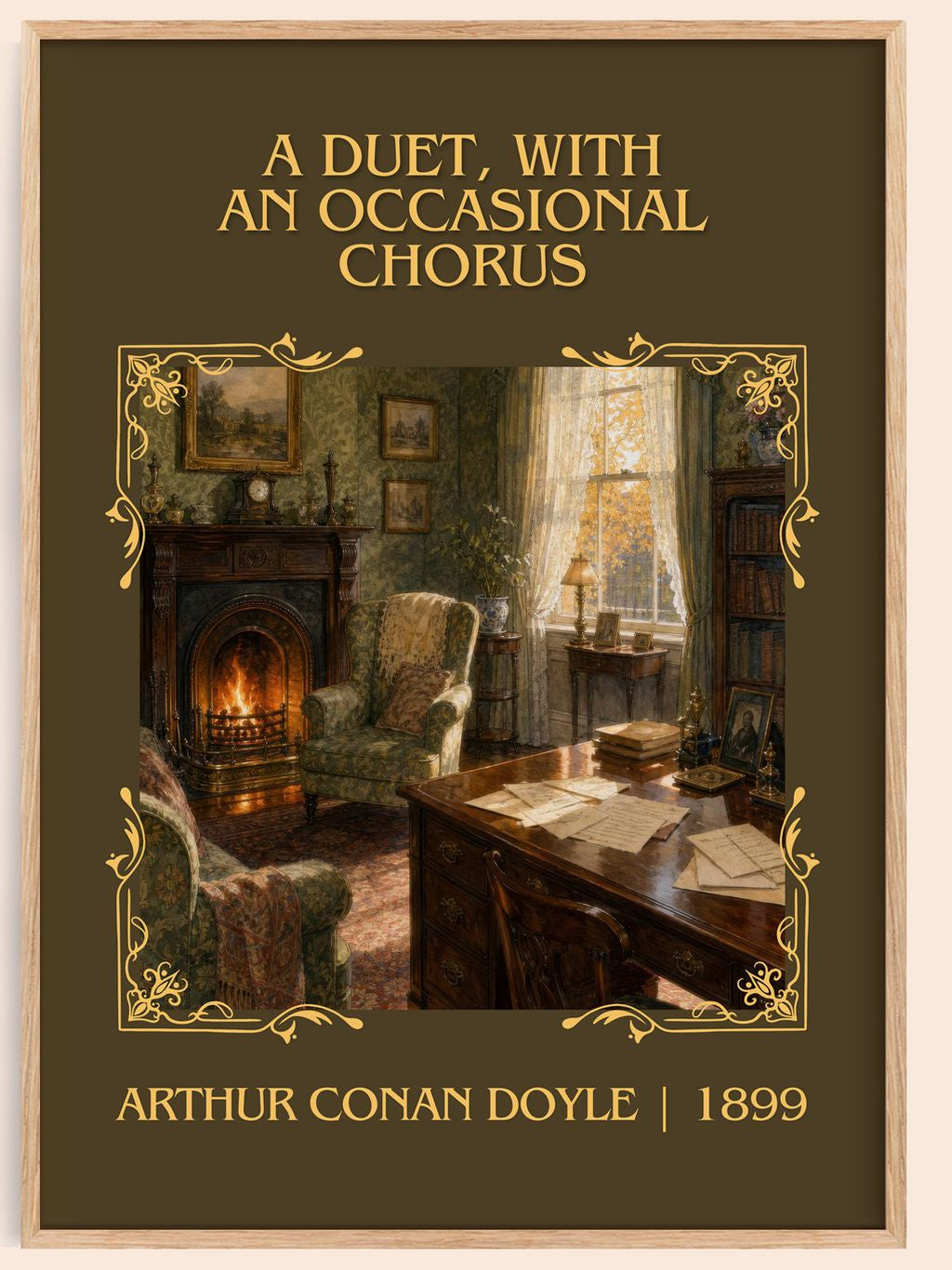 Duet, With An Occasional Chorus Classic Book Art Print by A. Doyle – book poster