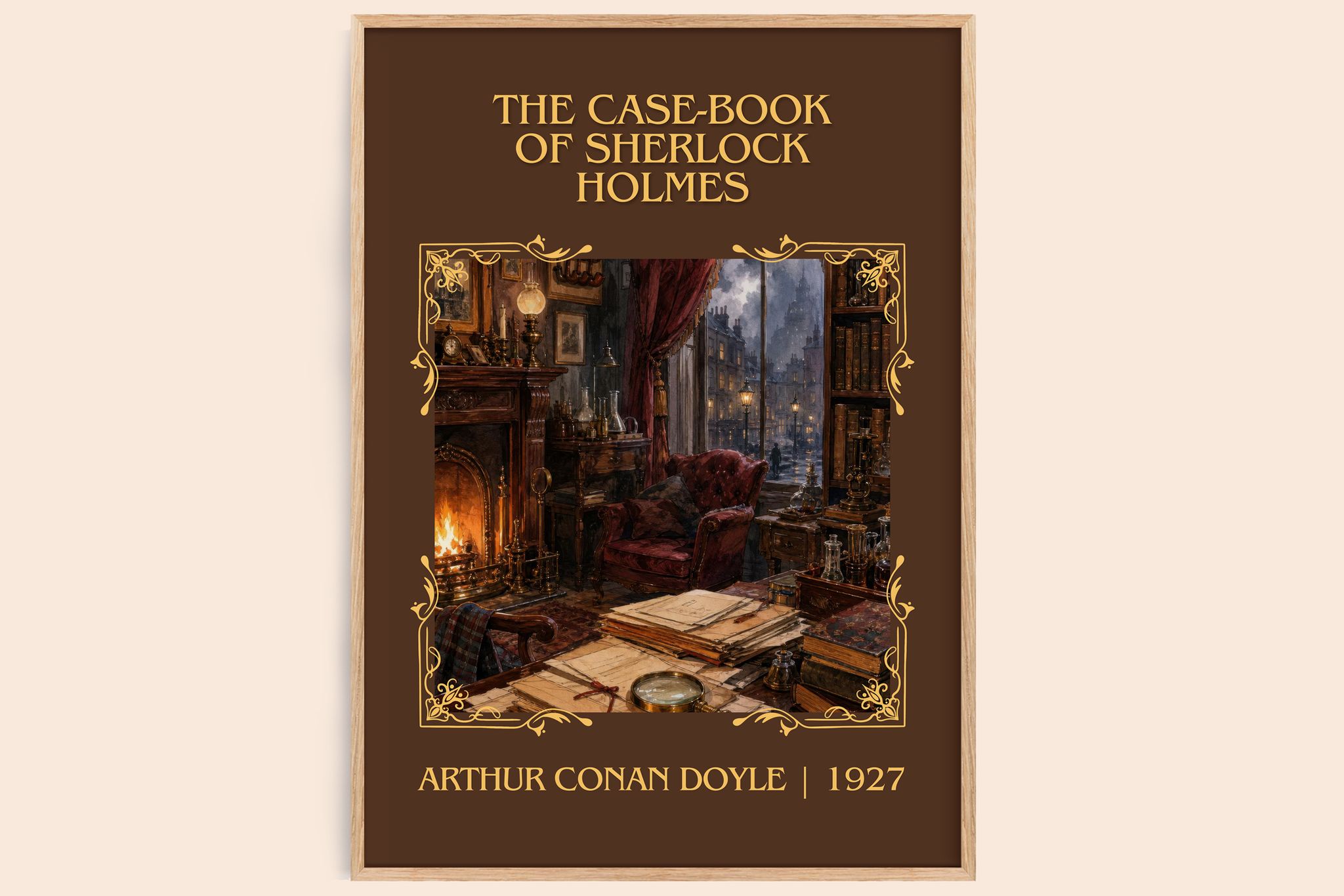 Case-Book Of Sherlock Holmes Classic Book Art Print by A. Doyle