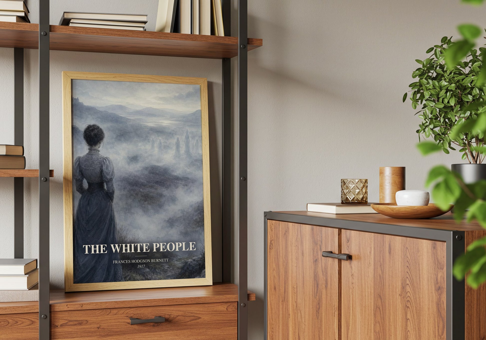 The White People book watercolour illustration paper finish options – matte satin gloss