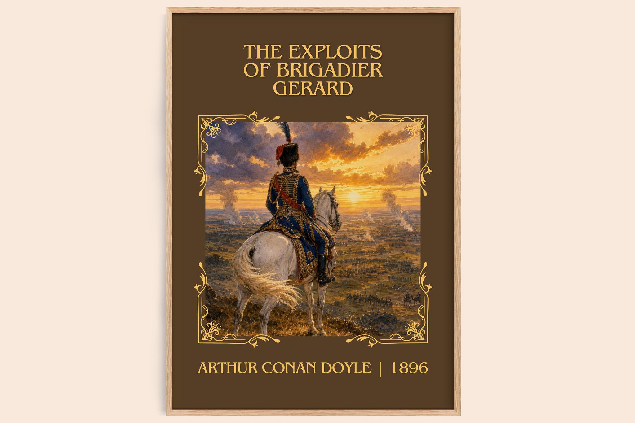 Exploits Of Brigadier Gerard Classic Book Art Print by A. Doyle
